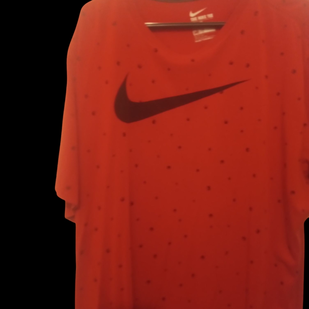 Nike Men's Red Sports Shirt